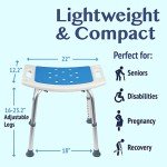 Adjustable Medical Shower Seat with Handles