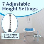 Adjustable Medical Shower Seat with Handles