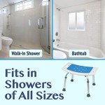 Adjustable Medical Shower Seat with Handles