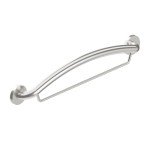 24" Steel Grab Bar and Towel Bar Combo