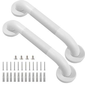 12" Stainless Steel Shower Grab Bar, 2 Pack