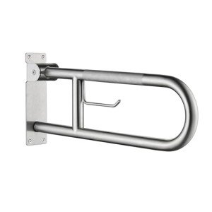 Stainless Safety Flip-Up Bathroom Grab Bar