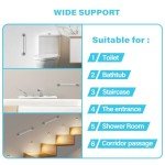 12-Inch Grab Bars for Bathroom Safety - 2 Pack