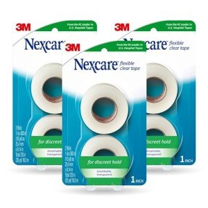 Nexcare Waterproof Transparent Medical Tape - 6 Rolls