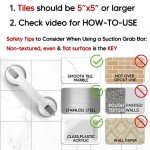 Heavy-Duty ADA Compliant Shower Grab Bars (2-Pack)