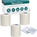NanaCare 2" Microporous Surgical Tape & Gauze Pads