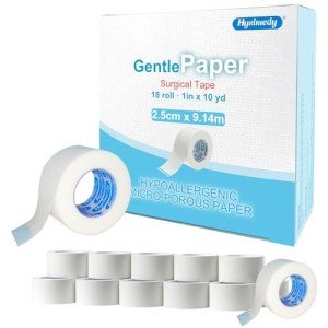 Micropore Adhesive Medical Tape - 18 Rolls, 1" x 10 Yards