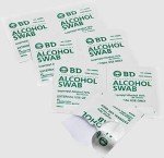 BD Regular Alcohol Swabs - 200 Count Pack