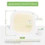 Hydrocolloid Adhesive Bandages for Wound Care, 10 Pack