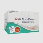 BD Regular Alcohol Swabs - 200 Count Pack