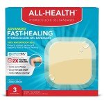 Advanced Hydrocolloid Gel Bandages, Extra Large, 3 ct