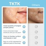 Large Hydrocolloid Acne Patches - 62 Pack