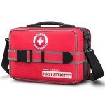 Premium 401-Piece First Aid Kit with Compartments