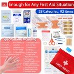 92-Piece Mini Emergency First Aid Kit