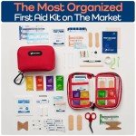 Travel First Aid Kit - 130 Pieces, TSA Approved