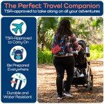 Travel First Aid Kit - 130 Pieces, TSA Approved