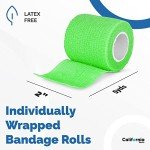 Self-Adhesive Medical Tape - 2 Inch Cohesive Rolls