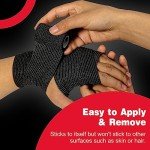 16 Pack Self-Adhesive Black Bandage Wrap 2" x 5 Yards