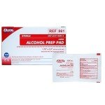 Dukal Alcohol Prep Pads - 100 Sterile Wipes