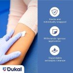 Dukal Alcohol Prep Pads - 100 Sterile Wipes