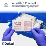 Dukal Alcohol Prep Pads - 100 Sterile Wipes