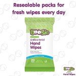 Boogie Alcohol-Free Antibacterial Hand Wipes - 100 Pack