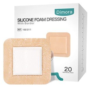 Dimora 20-Pack Silicone Foam Wound Dressings