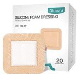 Dimora 20-Pack Silicone Foam Wound Dressings