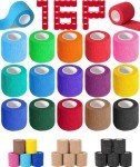 16 Pack Self Adhesive Elastic Bandage Wraps
