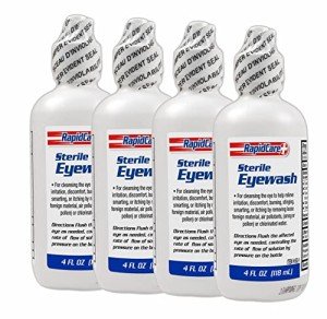 Sterile Isotonic Eye Wash Solution - 4 oz Pack