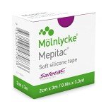Mepitac Soft Silicone Tape, 2 cm x 3.3 yd