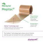 Mepitac Soft Silicone Tape, 2 cm x 3.3 yd
