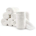 8 Pack Sterile Stretch Bandage Rolls - 4.5" x 4.1 Yards