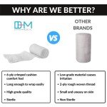 8 Pack Sterile Stretch Bandage Rolls - 4.5" x 4.1 Yards