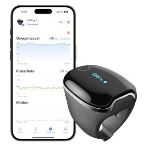 Wellue O2Ring-S Bluetooth Pulse Oximeter Monitor