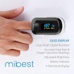 Mibest Dual Color OLED Finger Pulse Oximeter