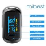 Mibest Dual Color OLED Finger Pulse Oximeter