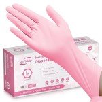 Cherry Blossom Nitrile Gloves, 12" Cuff, Large