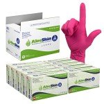 Aloe-Skin Nitrile Exam Gloves, Powder-Free, Medium