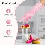Cherry Blossom Nitrile Gloves, 12" Cuff, Large