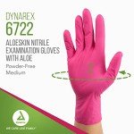Aloe-Skin Nitrile Exam Gloves, Powder-Free, Medium