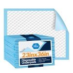 Med Pride Disposable Underpads 23" x 36" - 25 Count