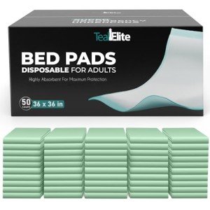 Extra Large Disposable Bed Pads for Adults - 50 Count