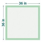 Extra Large Disposable Bed Pads for Adults - 50 Count