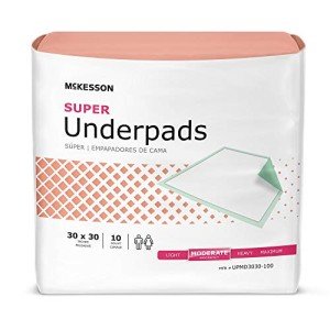 McKesson Disposable Adult Bed Pads - 100 Count