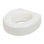 AquaSense 770-610 4 Inch Portable Raised Toilet Seat Riser, Elevated Toilet Seat for Seniors