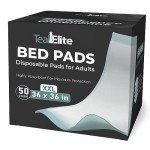 Extra Large Disposable Bed Pads for Adults - 50 Count