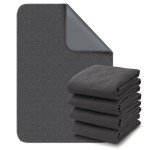 Washable Waterproof Bed Pads - 36x52 Inch (4 Pack)