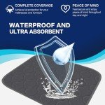 Washable Waterproof Bed Pads - 36x52 Inch (4 Pack)