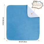 Washable Reusable Bed Pads - Highly Absorbent (4 Pack)